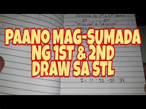 numero ng daga sa stl|Paano mag sumada ng 1st & 2nd draw sa stl by asdv .